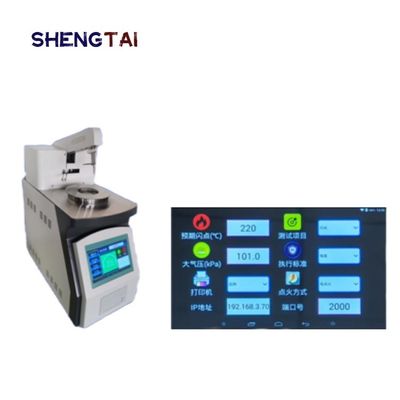 SH707 intelligent open flash point tester adopts the combination of microcomputer technology and Android system