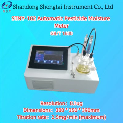 Automatic Pesticide Moisture Meter 0.00001% ～ 100% Titration 2.5mg/Min GB/T 1600