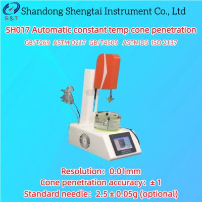 Automatic constant temp cone penetration 0 - 700CPT Refractory mud ASTM D217