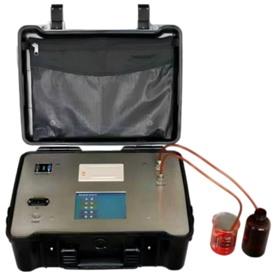8 Channels Portable Oil Particle Counter Sampling 0.2～1000ml RSD < 2% ISO 11171