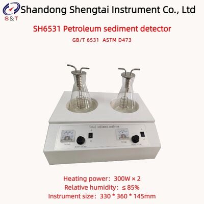 ASTM D473 Petroleum Product Oil Sediment Analyzer Double Structure Heating 300W × 2