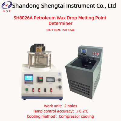 Dual-Holes Petroleum Wax Drop Melting Point Determiner -10℃ ～ 110℃ Digital Timer Timing ISO 6244