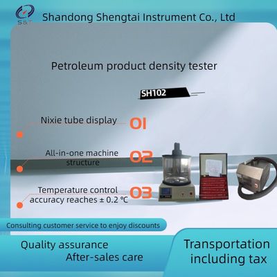 Transformer Oil Testing Equipment SH102 Petroleum Product Density Tester (Densimeter Method) Electric Stirring