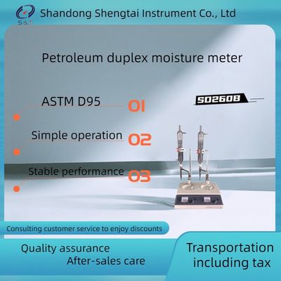 ASTM D95 Dean Stark Lab Water Distillation Crude Oil Water Content Tester Double Units