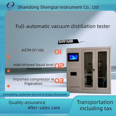 800 W Distillation Tester Standards Gb/T 9168 Astm D1160 Iso 6616