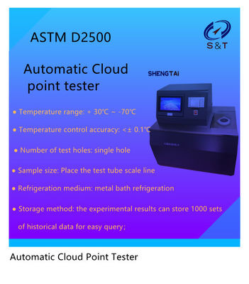 ASTM D2500 Petroleum Testing Instrument Automatic Cloud Point Tester