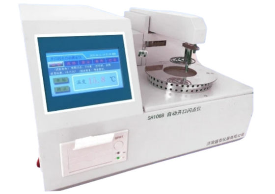 Fully Automatic Open Flash Point And Ignition Point Tester ASTMD92 Accuracy 0.5%