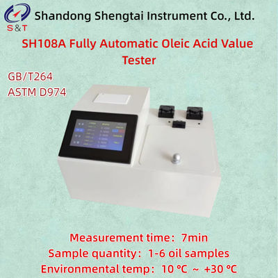 완전 자동 오일산 값 검사기 ASTM D974 1-6 오일 샘플 정확도 ± 0.005mgKOH/G