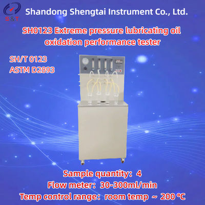4공 기어 오일 산화 성능 시험기 유량계 30-300ml/min ASTM D2893