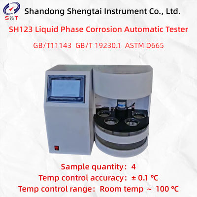 SH123 액체상식식 자동 검사기 4 샘플 PT100 센서 ASTM D665