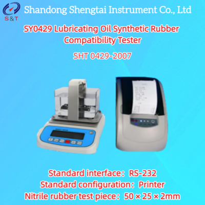 Lubricating Oil Synthetic Rubber Compatibility Tester Accuracy 0.001g SHT 0429