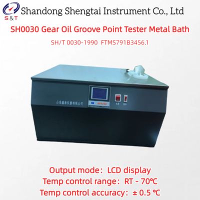 기어 오일 그루브 포인트 테스터 RT - 70℃ 금속 욕조 LCD 디스플레이 ± 0.5℃ FTMS791B3456.1