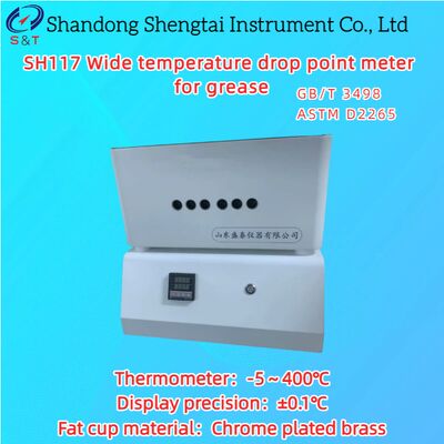 6 홀 광 온도 하락점 미터 기름 RT 400 °C 금속 욕조 ASTM D2265