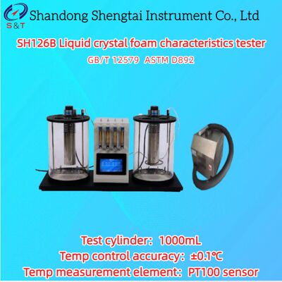 2 욕조 액정 폼 특성 테스터 5 ~ 100℃ PT100 센서 ASTM D892