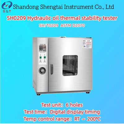 6 홀 수압 오일 열 안정성 검사기 RT 200°C A1-3 알루미늄 잉크 ASTM D2070