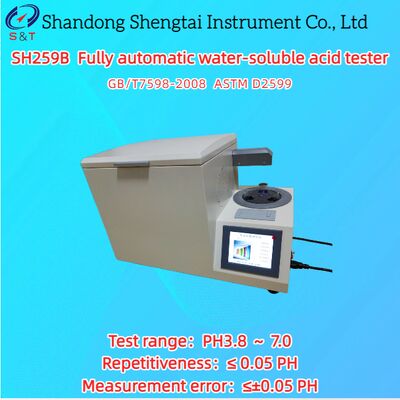 완전 자동 수분 용해성 산 검사기 PH3.8 7.0 컬러 미트릭 방법 ASTM D2599