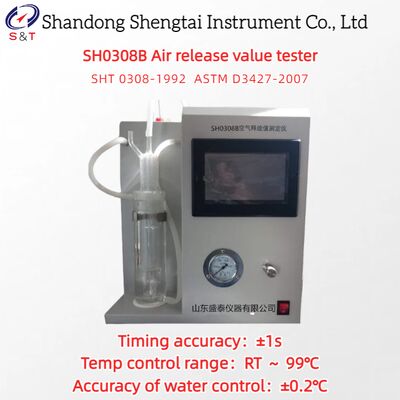 공기 방출 값 테스터 RT ~ 99℃ 7인치 터치 스크린 타이밍 0 - 99분 ASTM D3427