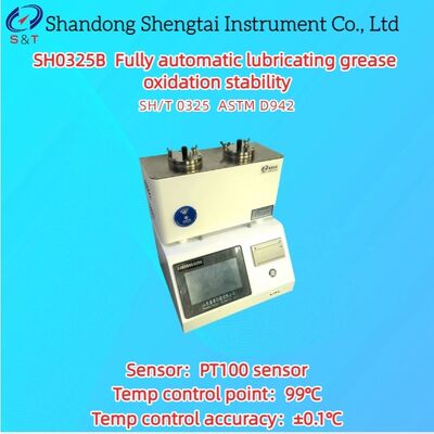 2 홀 완전 자동 윤활 그리스 산화 안정성 PT100 센서 ASTM D942