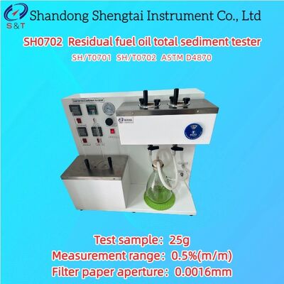 2공 잔류 연료유 총 침전물 시험기 ASTM D4870 25g 시료 열 여과법