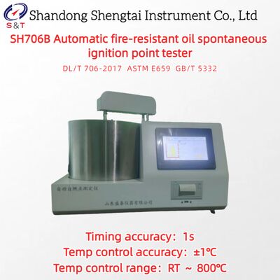 자동 방화 저항성 기름 자발 발화점 검사기 RT 800°C ASTM E659