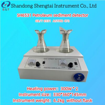 석유 퇴적물 탐지 장치 가열 300W * 2 추출 방법 듀얼 타입 ASTM D473