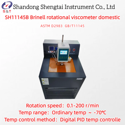 Brinell Rotational Viscometer Ordinary Temp ～ -70℃ Rotation Speed 0.1-200 R/Min ASTM D2983