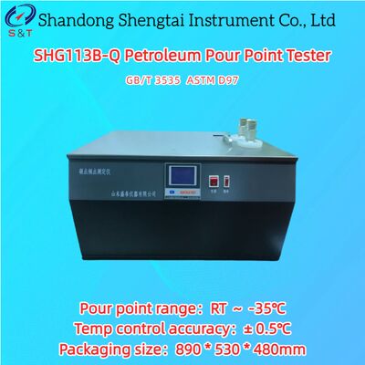 2 홀 석유 붓점 검사기 RT -50°C 붓점 RT -35°C 금속 욕실 ASTM D97