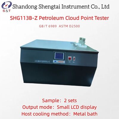 듀얼 골 디젤 윤활유 클라우드 포인트 테스터 RT 50°C 금속 욕조 ASTM D2500