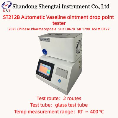 2 홀 자동 바젤린 연약 떨어지는 지점 검사기 RT 400 °C 의료 바젤린 ASTM D127