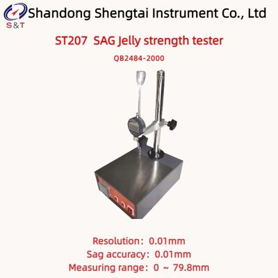 SAG Jelly Strength Tester Measurement  0 ～ 79.8mm Sag Accuracy 0.01mm QB2484