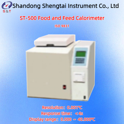 Food And Feed Calorimeter 300ml Oxygen Bomb Display 0.000 ～ 40.000℃ ISO 9831