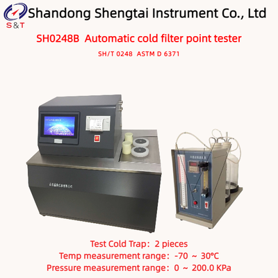 2 홀 자동 냉정 필터 포인트 분석기 트랜스포머 오일 -70 30 °C 공기 냉각 ASTM D6371