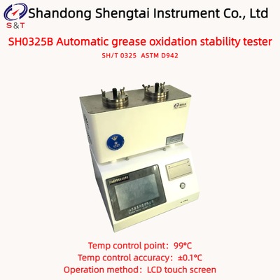 ASTM D942 2 홀 자동 그리스 산화 안정성 시험기 온도 조절점 99°C
