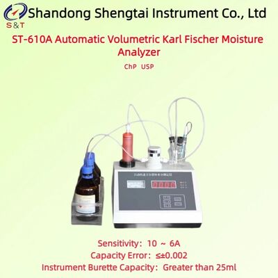 오토 볼륨 메트릭 칼 피셔 습도 분석기 테스트 30ppm ∙ 100% 감수성 10 ∙ 6A ChP 2025