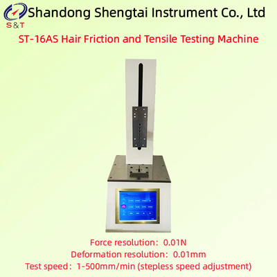 모발 마찰 및 인장 분석기 테스트 속도 1 - 500mm/분 LCD 디스플레이 이동 거리 360mm ST-16AS