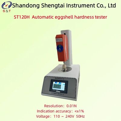 자동 달걀 껍질 단단성 검사 장치 측정 0 ∼ 200N 시험 속도 0.5 ∼ 20mm/S ST120H