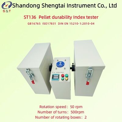피드 펠릿 내구성 지수 검사기 2 회전 상자 회전 속도 50 Rpm ISO17831