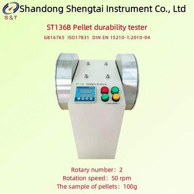 복합 비료 펠릿 내구성 시험기 듀얼 로터리 박스 회전수 500rpm 속도 50rpm ST136B